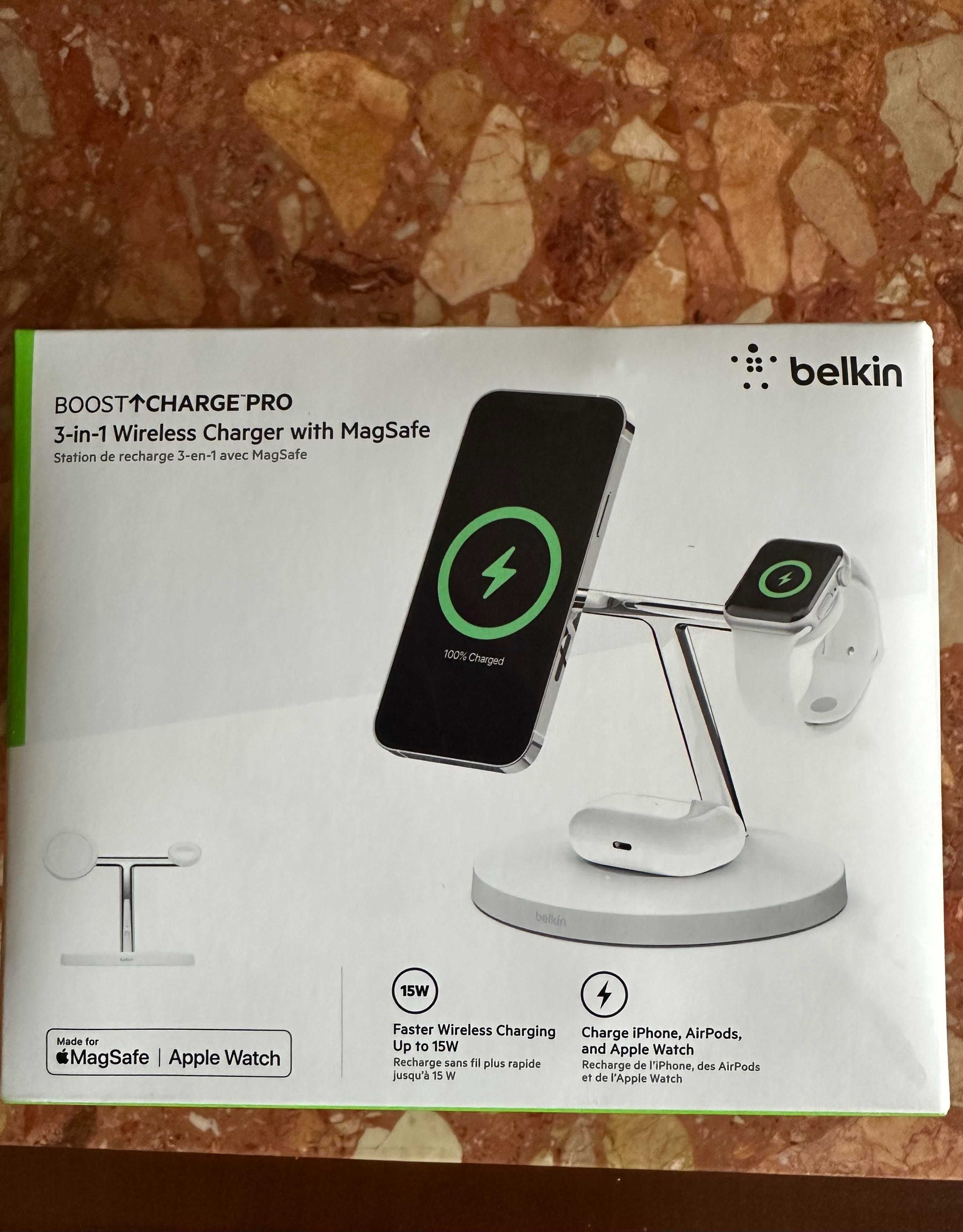 Бездротова зарядка Belkin 3 in 1