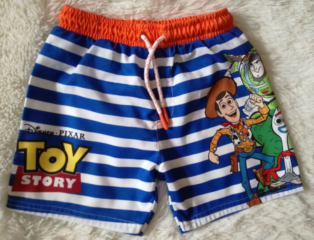 Śliczne spodenki chłopięce na lato, do kąpieli Toy Story 4 Disney
