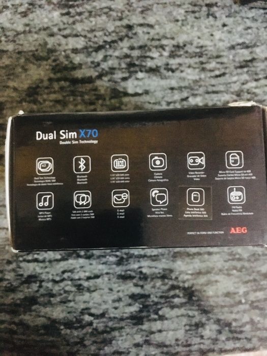 Telemóvel AEG X70 Dual SIM