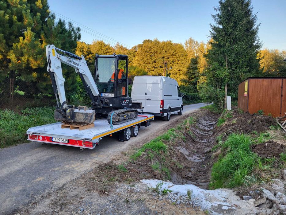 Usługi Minikoparkami Wywrotką Wynajem Koparek Wiertnic