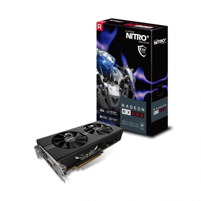 Видеокарта Sapphire Radeon RX 580 Nitro+ 8 ГБ GDDR5