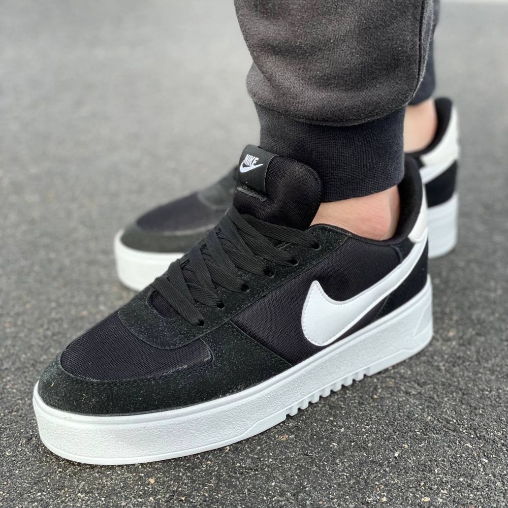 Чоловічі Кросівки Найк  Nike black white street 40-44 рм.