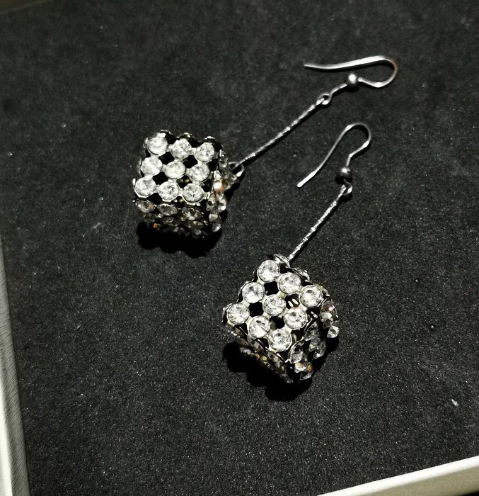 Серьги СССР - кубики