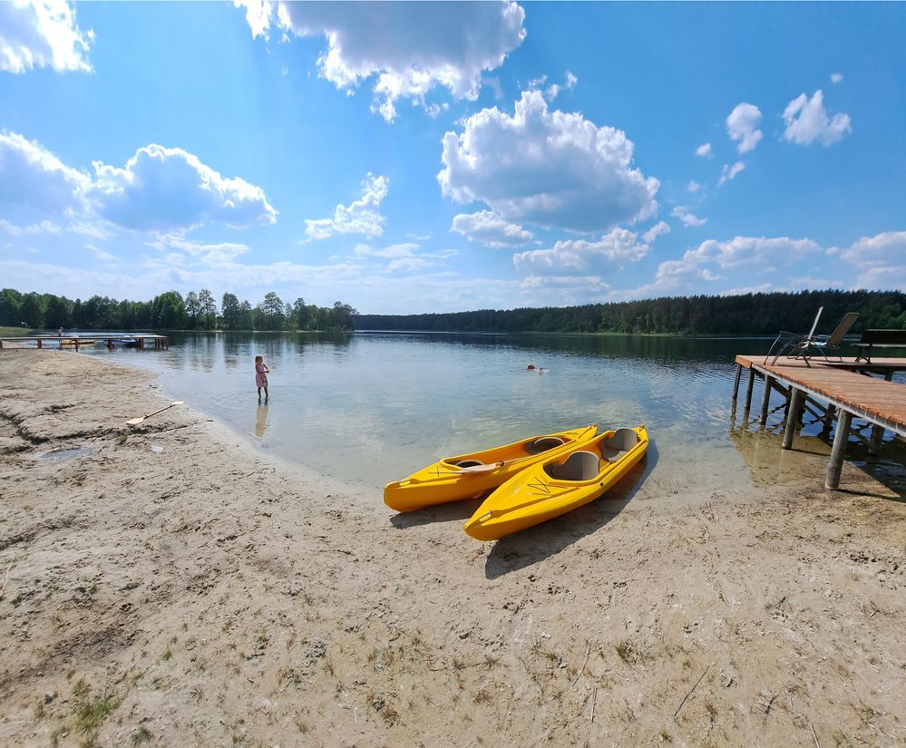 Pokoje nad jeziorem,prywatna plaża,kajaki,SUP,Bory Tucholskie