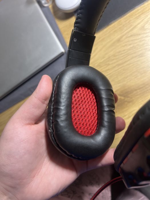 Навушники Jedel id-032 black/red