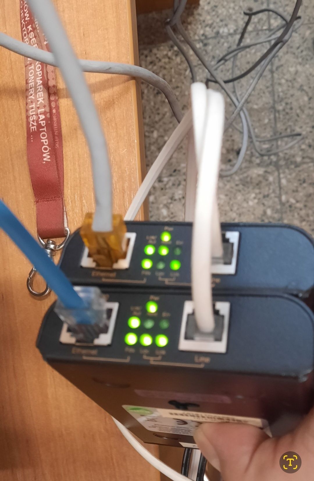 Modem zewnętrzny vdsl repotec internet ruter internet domowy alarm