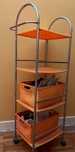 Prateleira de 3 níveis com rodas  3-level rolling shelf