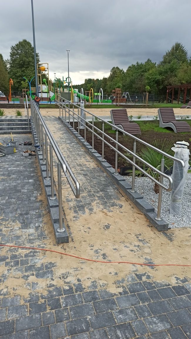 Balustrada nierdzewna inox.