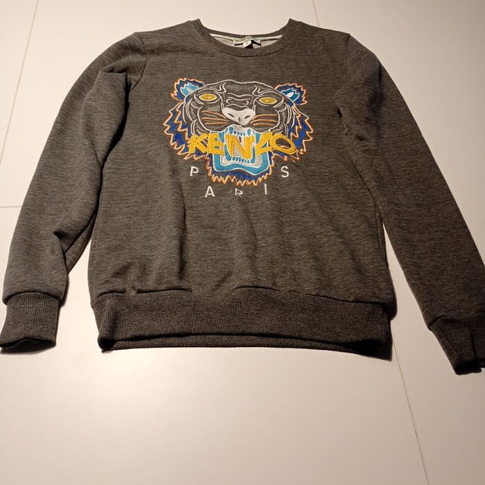 Kenzo bluza damska szara - S/36 - XS/34 - ciemny popiel, klasyk