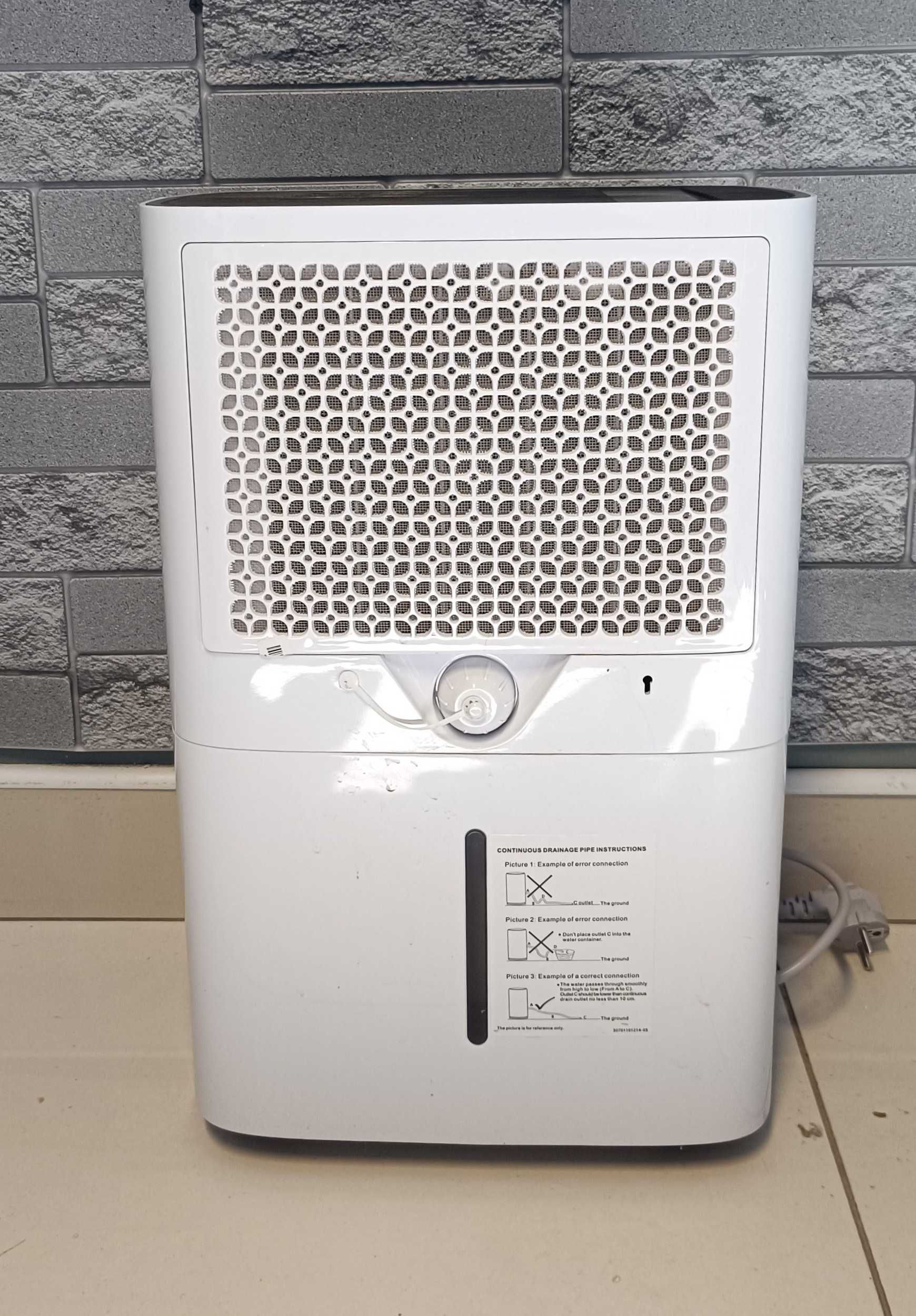 Osuszacz powietrza 20L/d LED wyświetlacz timer suszenie pranie