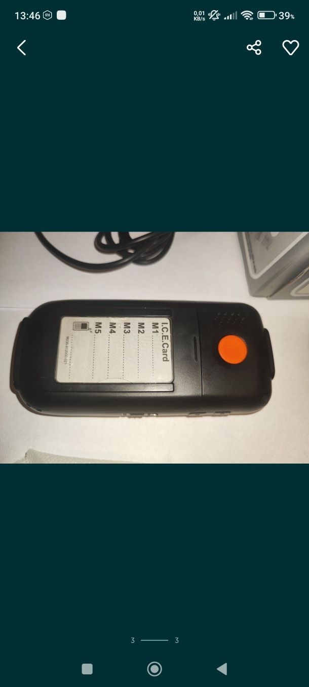 Telefon dla seniora MaxCom