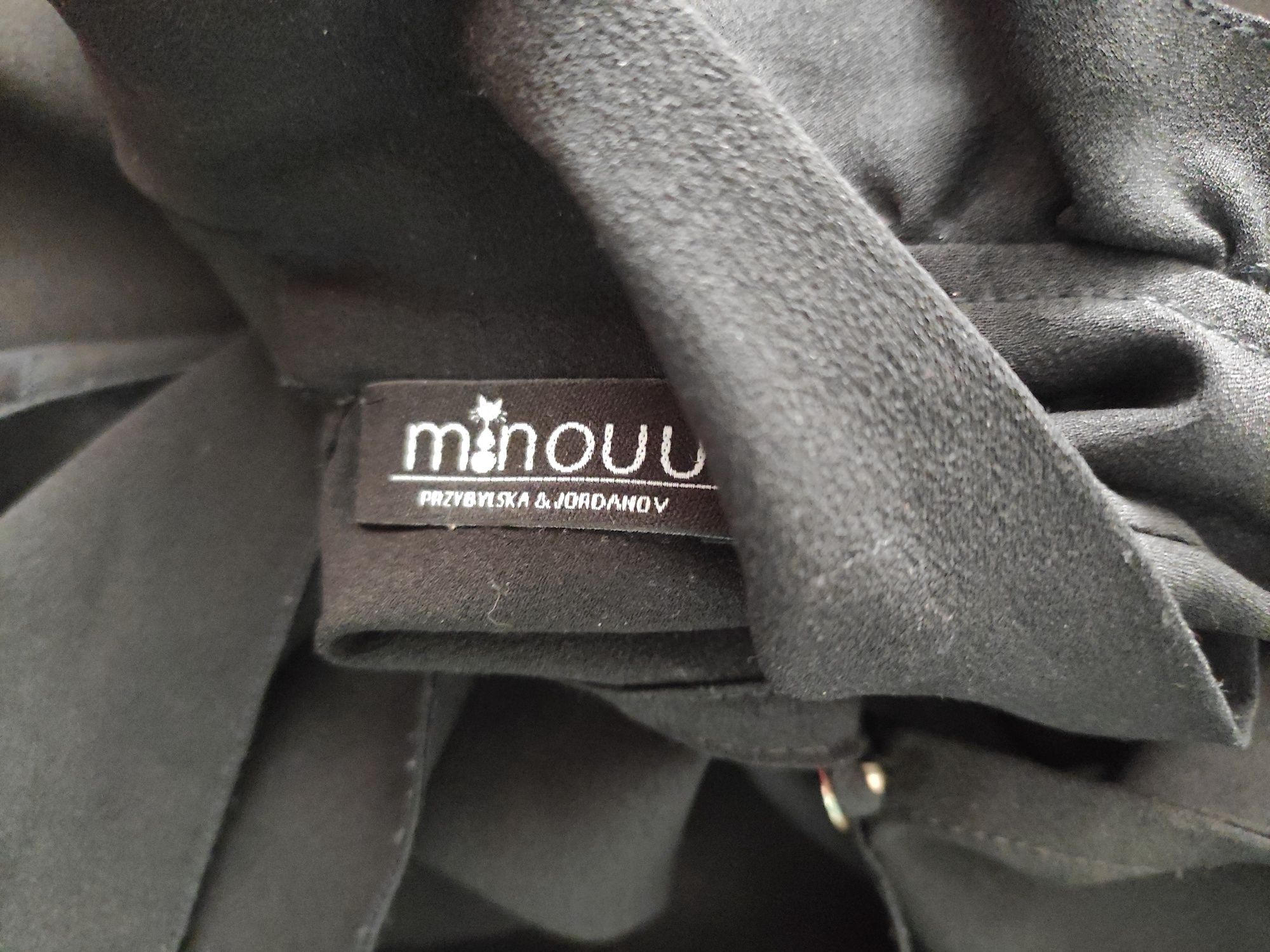 Minouu S 36 8 XS 34 6 M 38 sukienka czarna krótka mini na imprezę klub