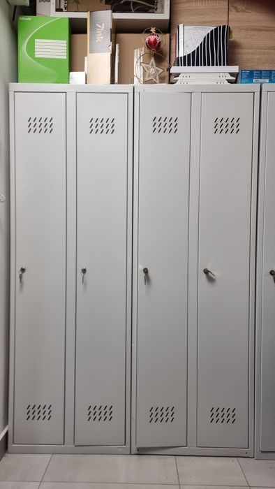 Szafka ubraniowa BHP podwójna, zamykana, jak nowa! Wystawiam FV