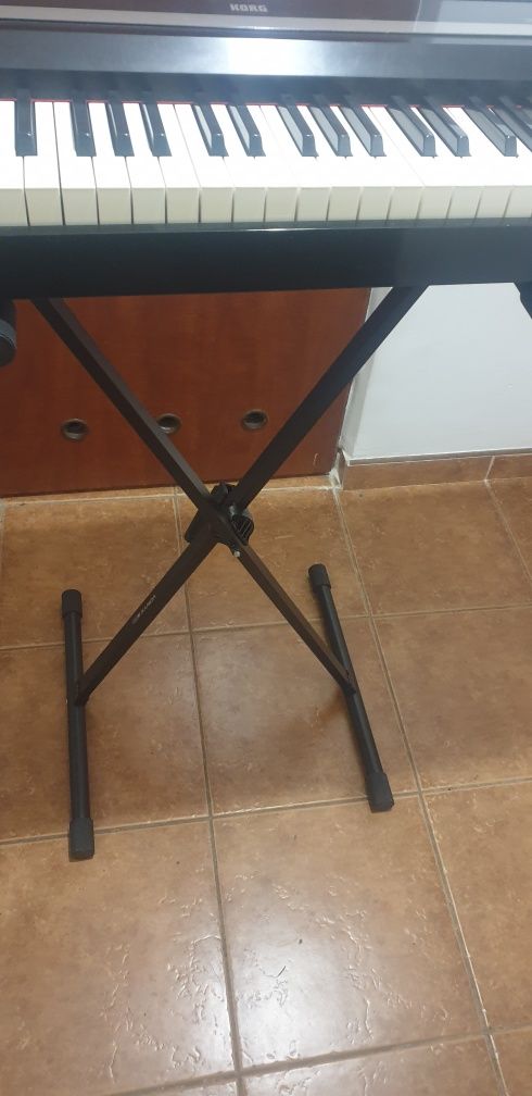 Stojak statyw stelaż podstawa keyboard pianino ława syn org klaw