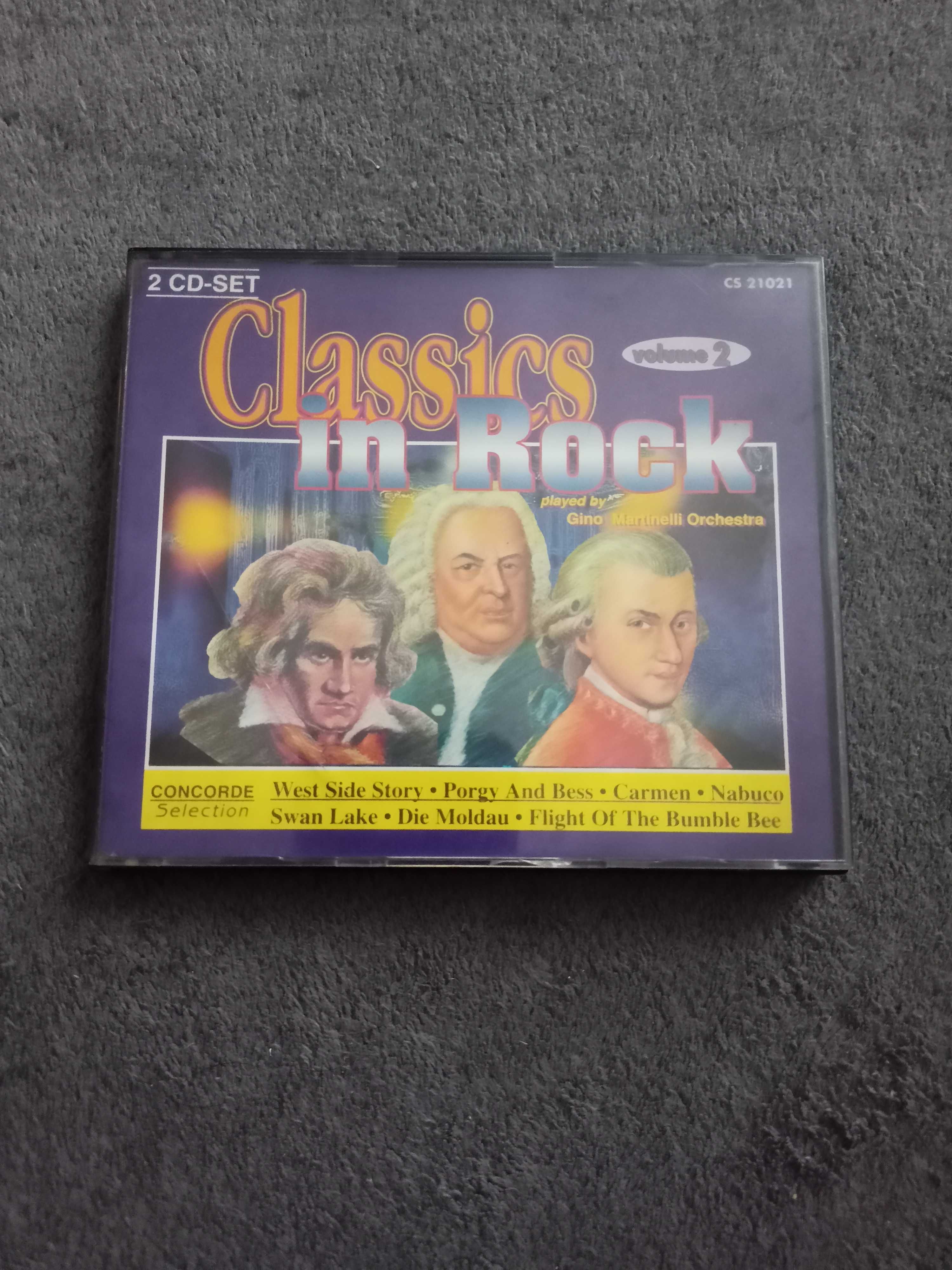 Classics in rock, 2 cd, played by Gino Martinelli Orchestra