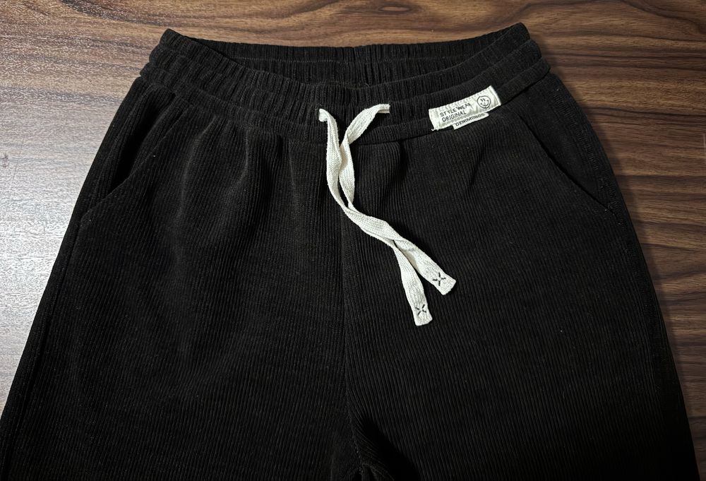 Вельветові Чорні штани/брюки