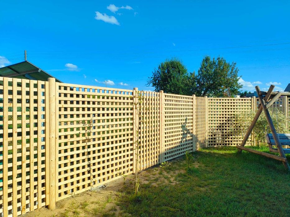Pergola Drewniana Świerkowa Suszona Trejaż Płoty Premium