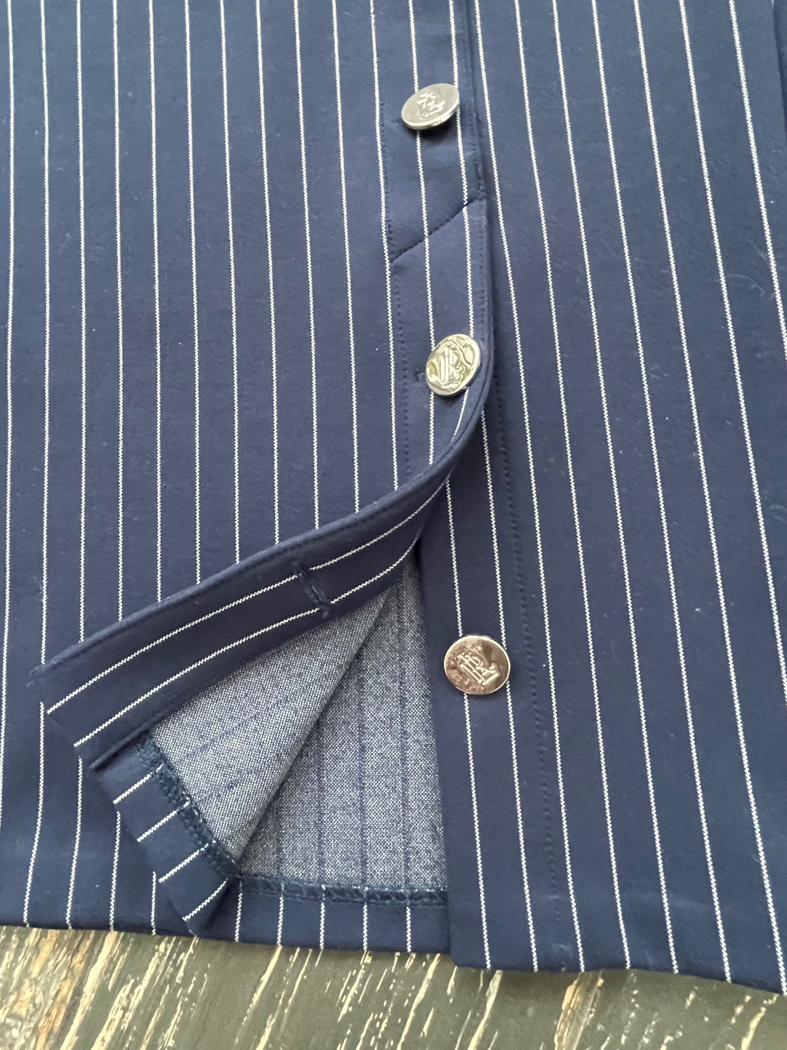 Ralph Lauren original. Юбка карандаш в полоску на пуговицах р М