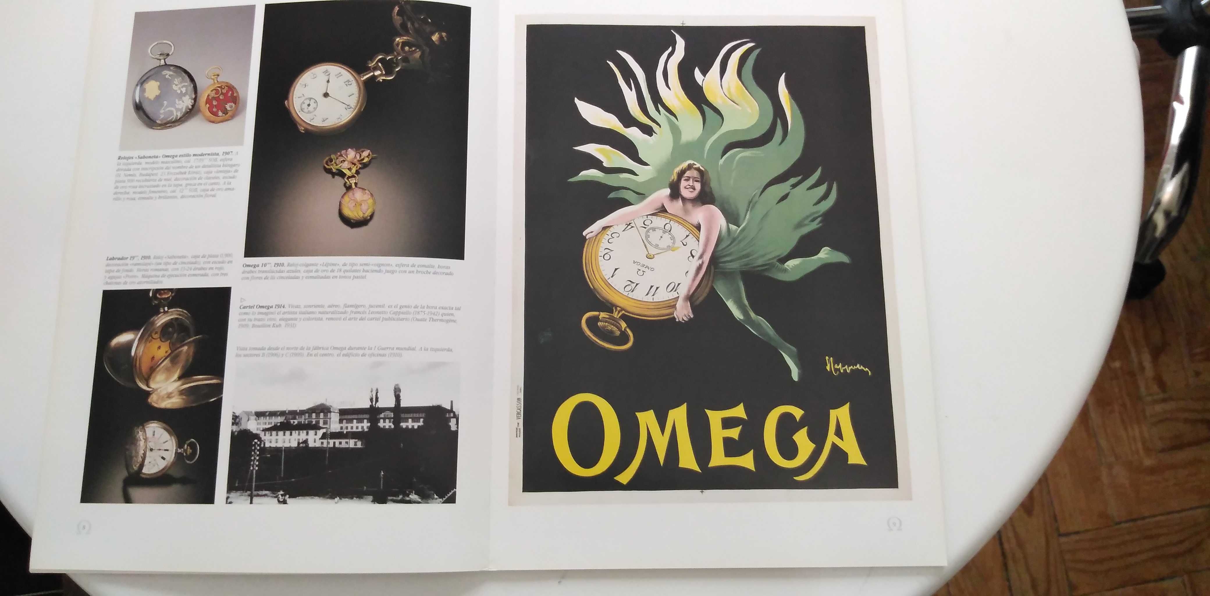 3 Brochuras Omega com história e relógios de todas as épocas
