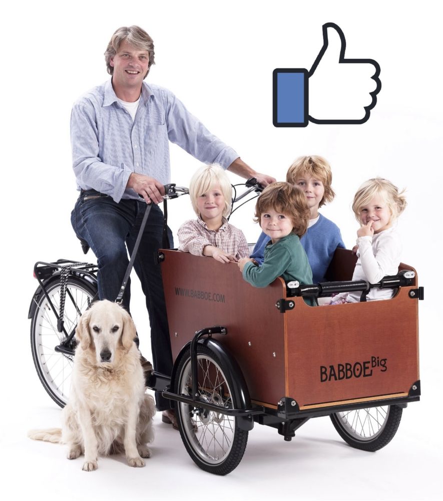 REZERWACJA! Babboe holenderski rower rodzinny cargo dzieci + pies