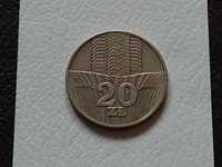 Moneta 20 zł PRL 1976 rok Bez znaku mennicy
