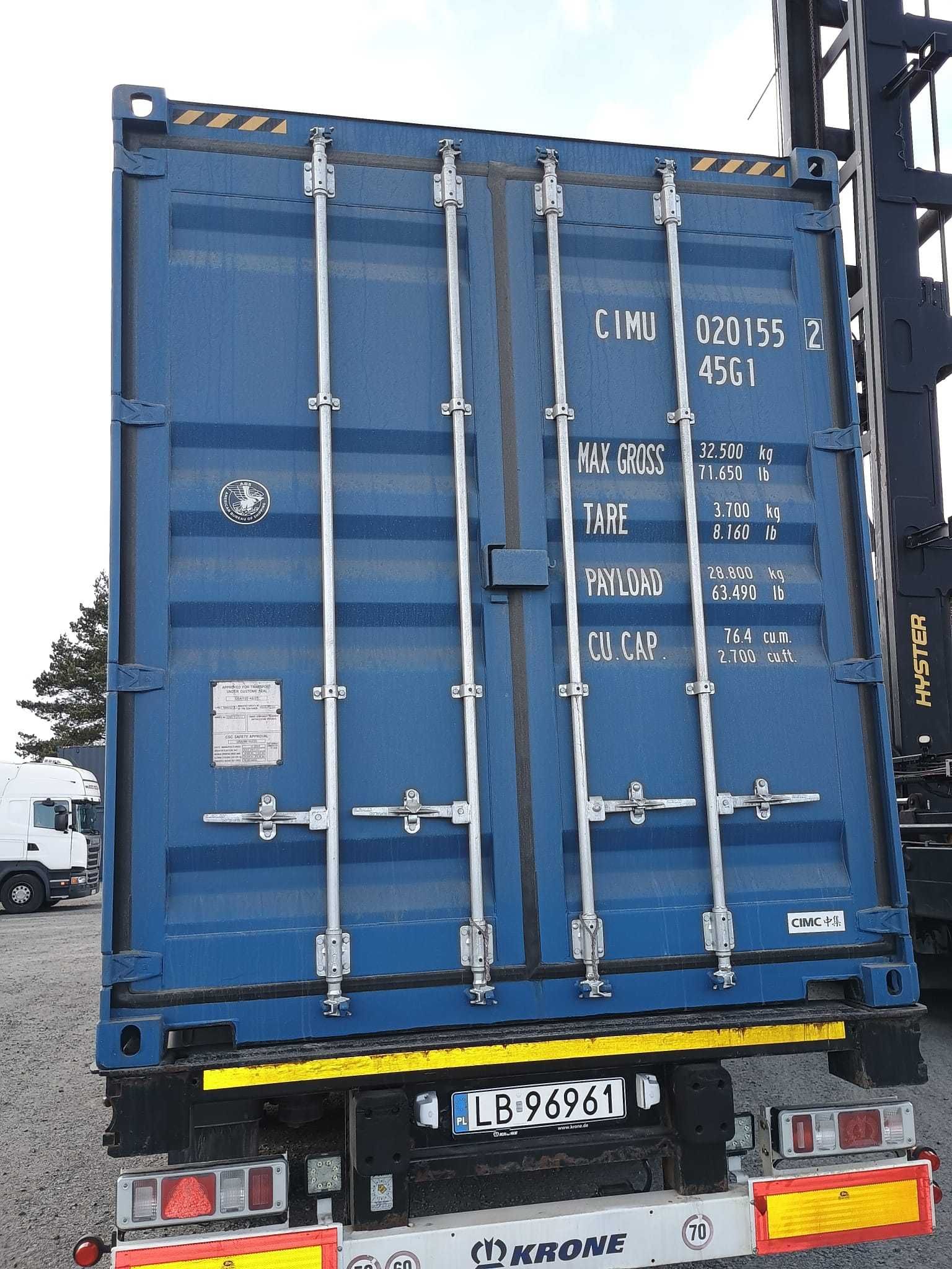Kontener morski magazynowy 40 DV/HC 12 metrowy, NOWY 2025 r.!