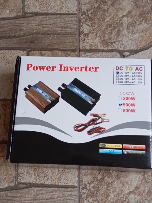 Перетворювач-інвертор з чистим синусом12V-220V 500W