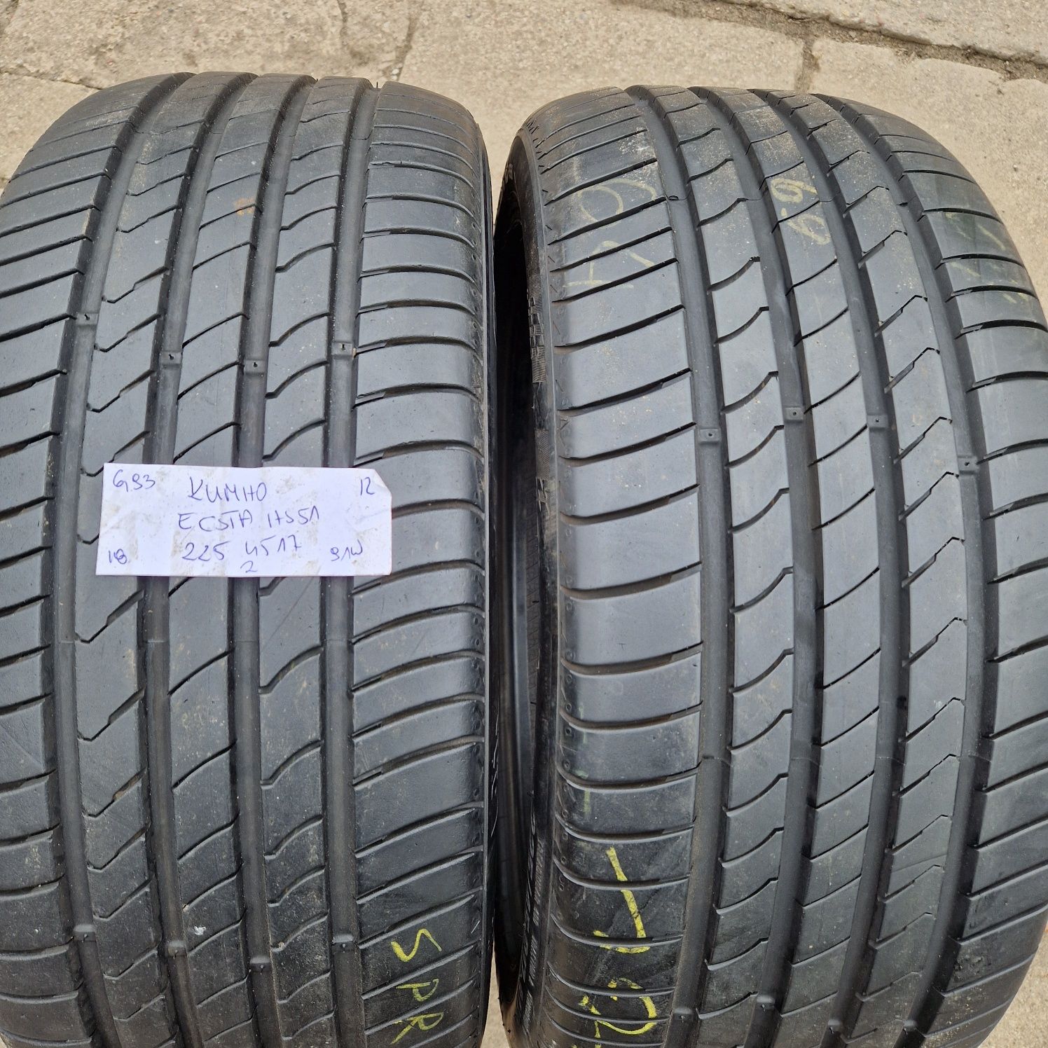 225/45/17 225/45R17 Kumho 2018 lato