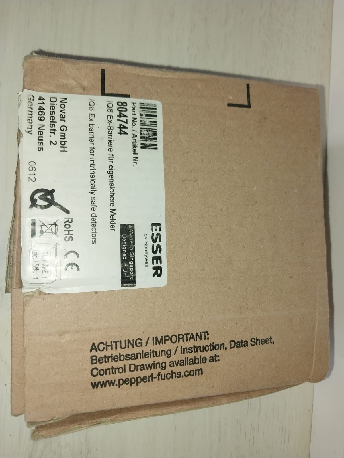 Іскровий барєр esser KFD0 CS EX1.56 (214912) Part-No.: 804744