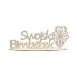 Swojski bimberek, napis, alkohol, ślub, wesele, drink bar