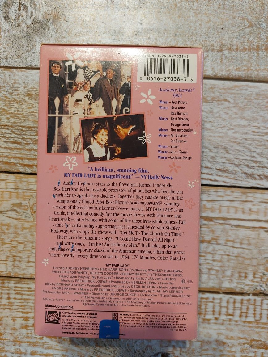 My fair lady. 2 x Vhs. Audrey Hepburn