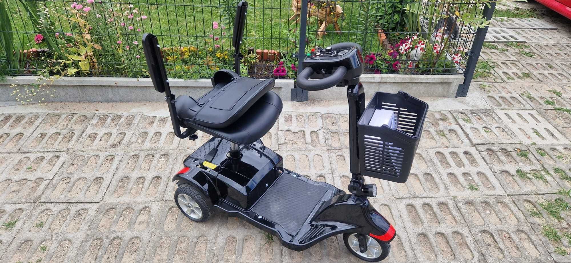 skuter elektryczny wózek inwalidzki składany pojazd dla seniora nowy