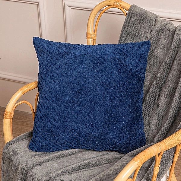 Koc Mikrofibra Pluszowy Drobna Kratka Pled Willy 200x220 Grafitowy