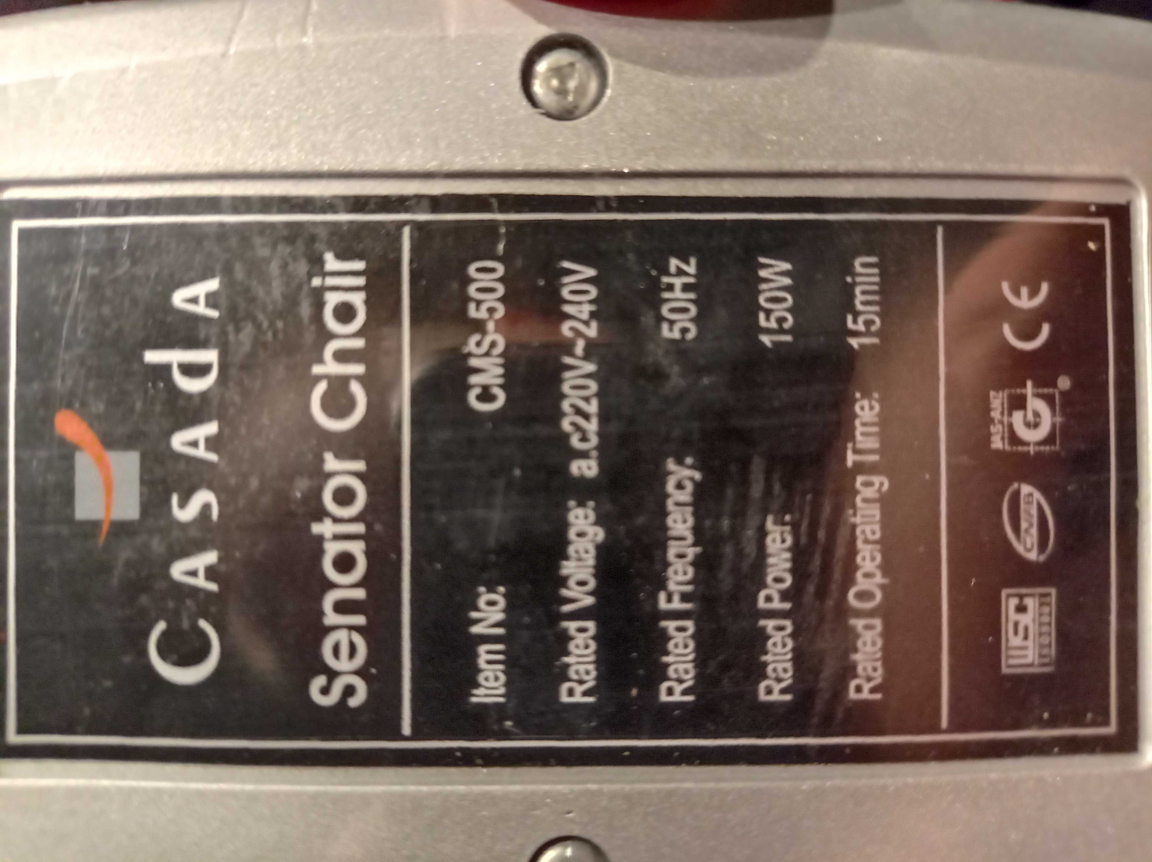 Fotel Masujący Casada Senator CMS-500