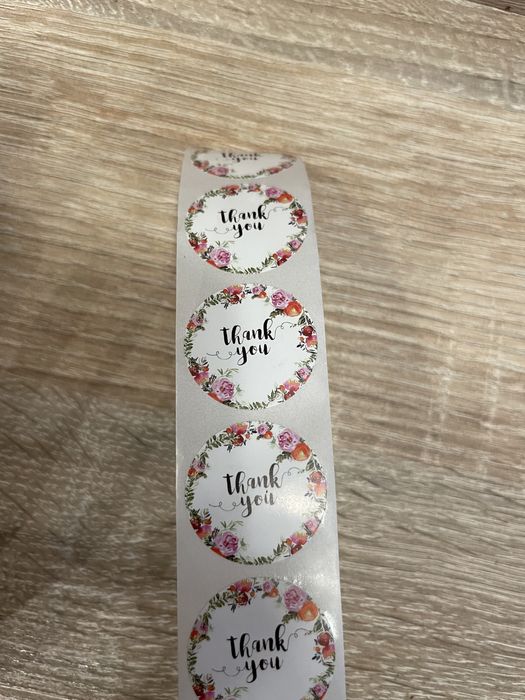 Autocolantes / Stickers "thank you "