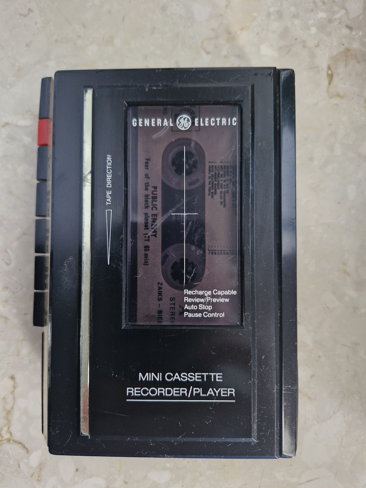 General Electric Model 3-5303B Odtwarzacz kaset Vintage Hong Kong