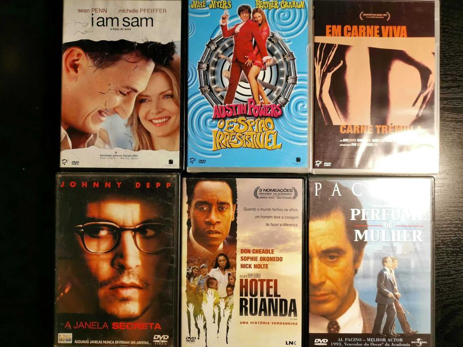 Coleção de DVDs variados