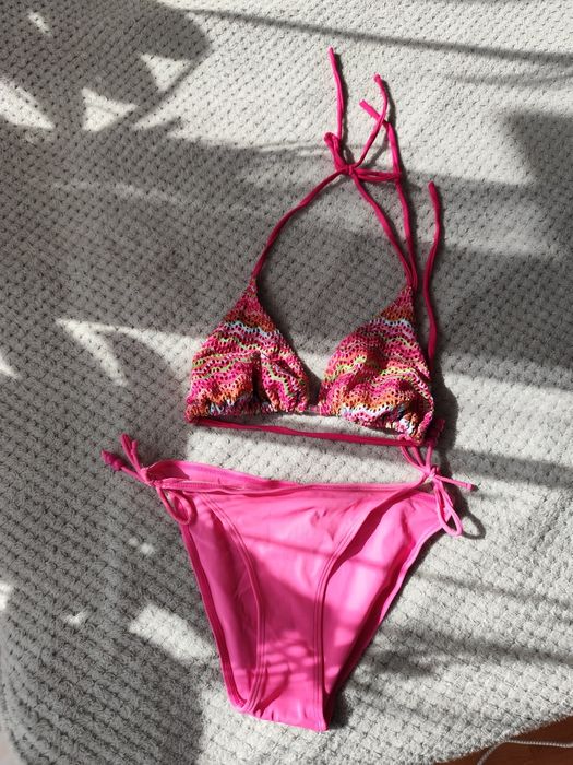 Różowy stój kąpielowy S