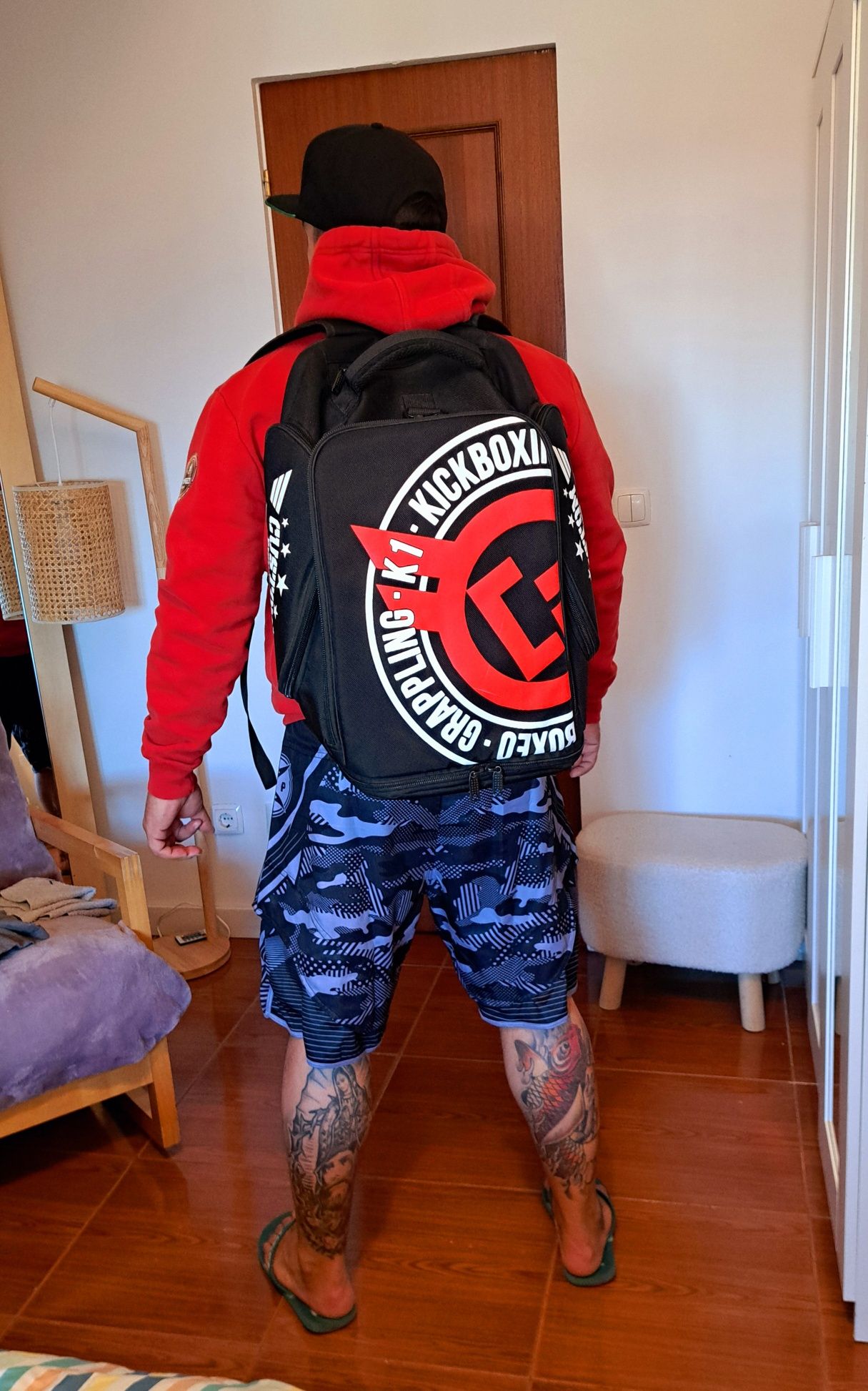 Mala Conversível Custom Fighter kickboxing, Muay Thai, MMA