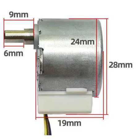 Motores DC de Passo 24BYJ8 5v 2w