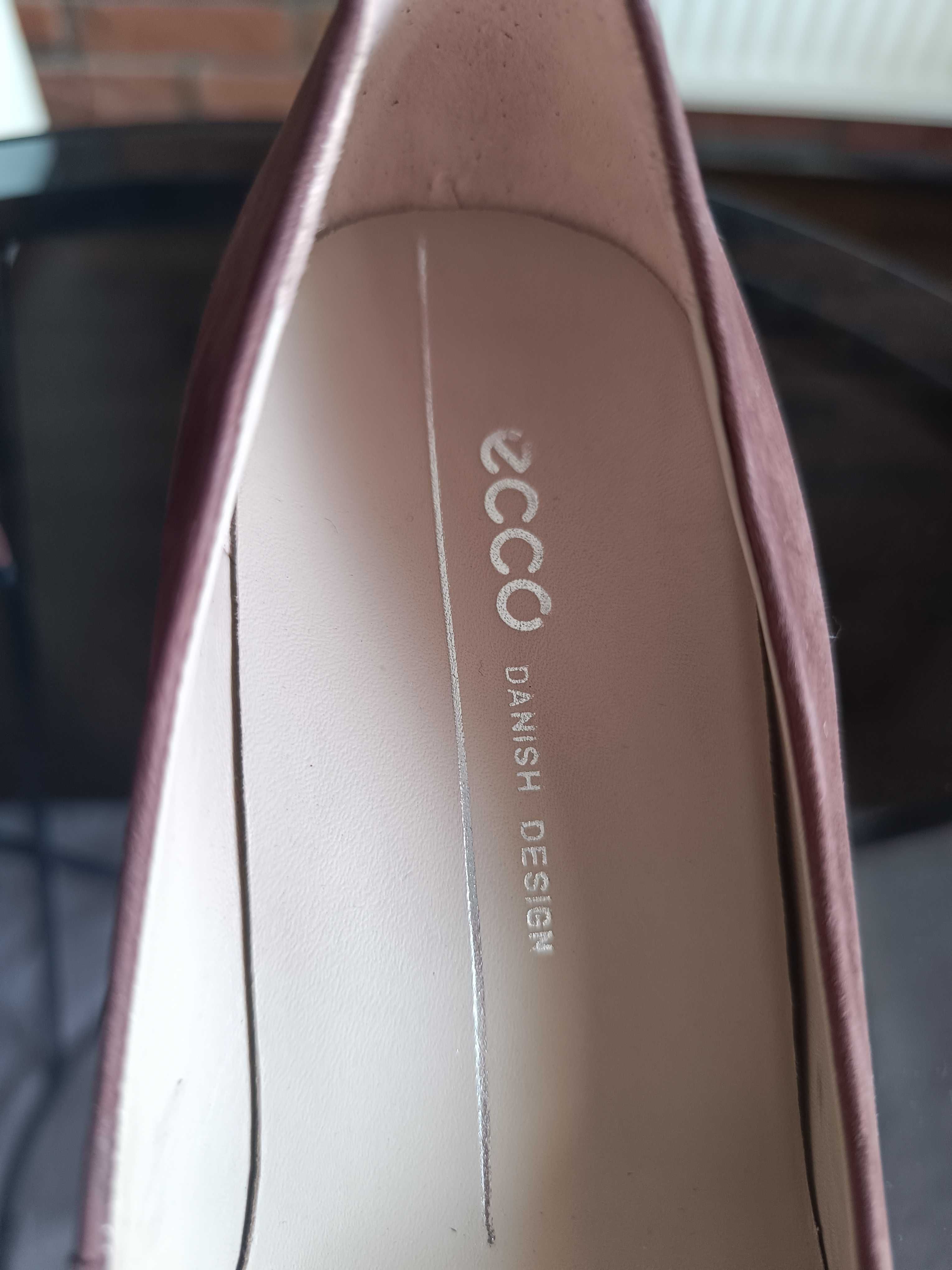 Ecco Shape Pointy Sleek - Czółenka - brązowy 36 nowe
