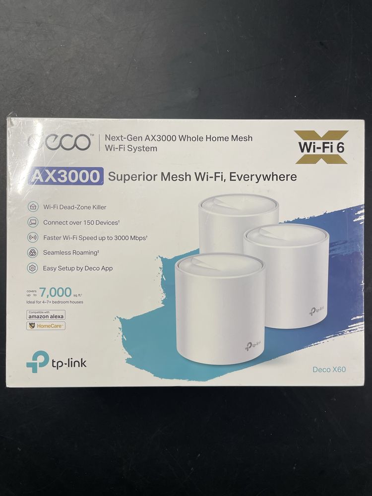 Маршрутизатор TP-LINK DECO X60 AX3000 Mesh-система