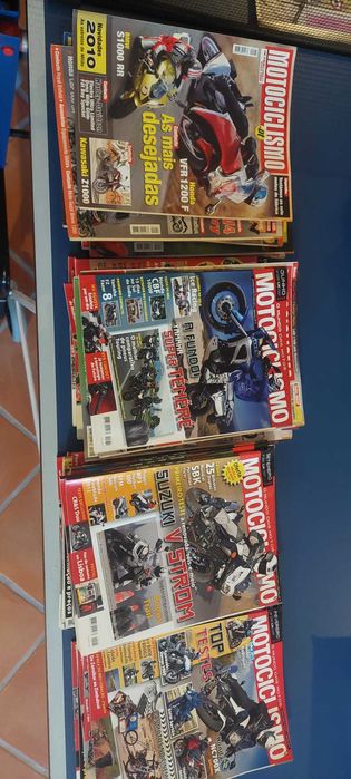 Vendo Revistas Motociclismo e Moto Jornal de 2003 a 2017.