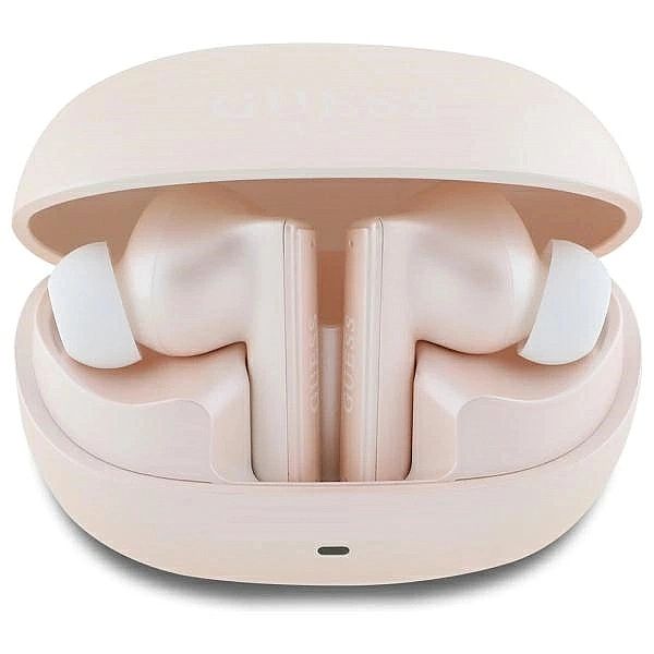 Słuchawki Bluetooth Guess Capsule Printed Logo TWS + stacja dokująca -
