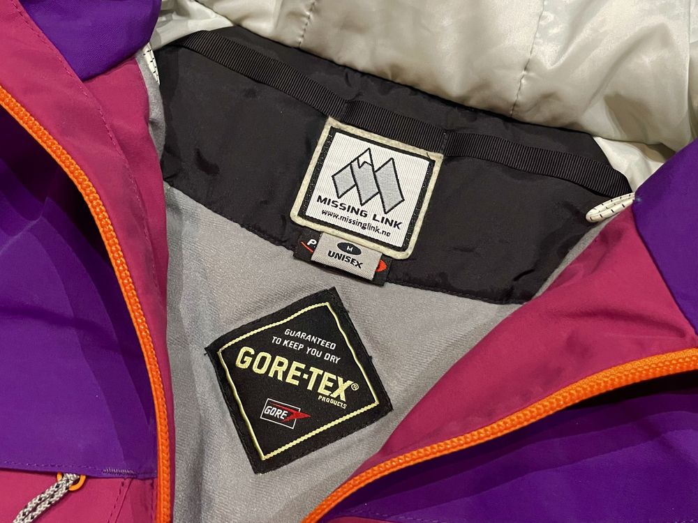 Unisex Kurtka Narciarska MISSING LINK membrana GORE TEX PRIMALOFT r. M