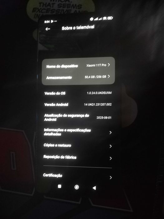 Xiaomi Mi 11t Pro  256GB 8GB RAM