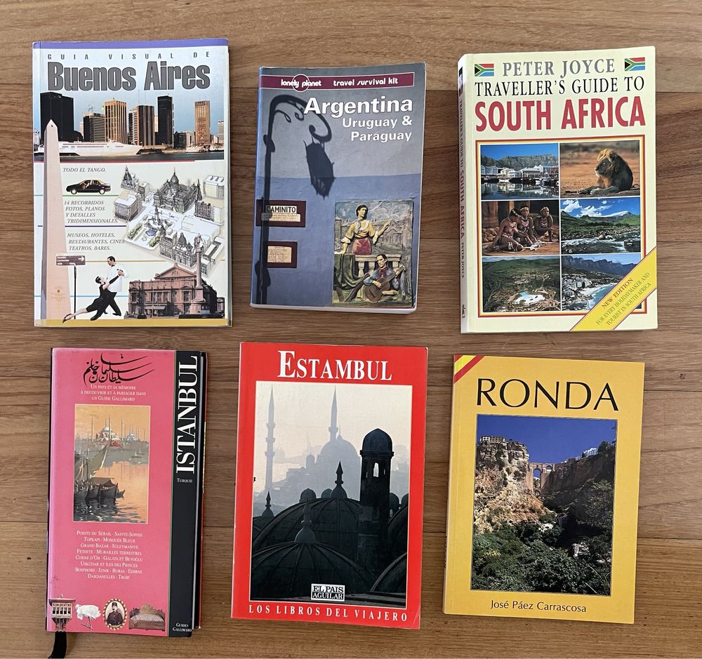 Guias/Livros Turisticos , muito bem preservados