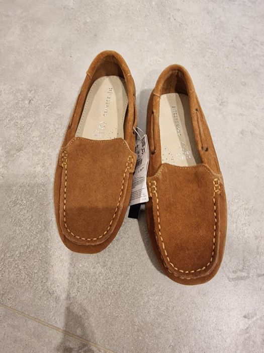 Nowe Skorzane mokasyny rozm 31