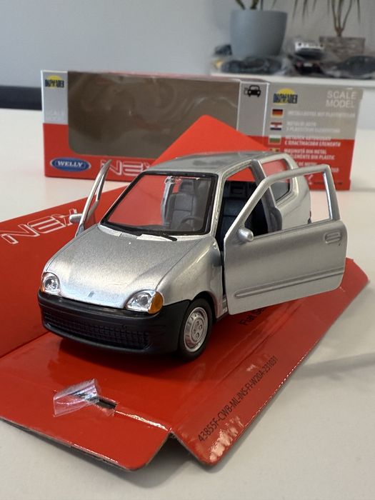 Model Fiat Seicento Welly 1:34 nie Maisto nie Bburago nie Solido 1/43