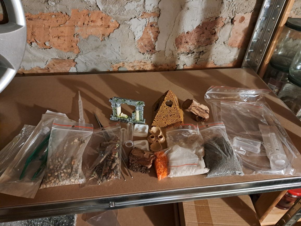 Formikarium. Dodatkowe wyposażenie i  akcesoria